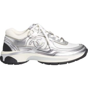 Chanel Silver Trainer
